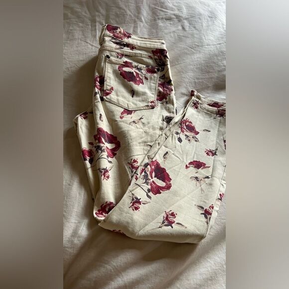 Free People Floral Women's Jeans - Picture 5 of 11